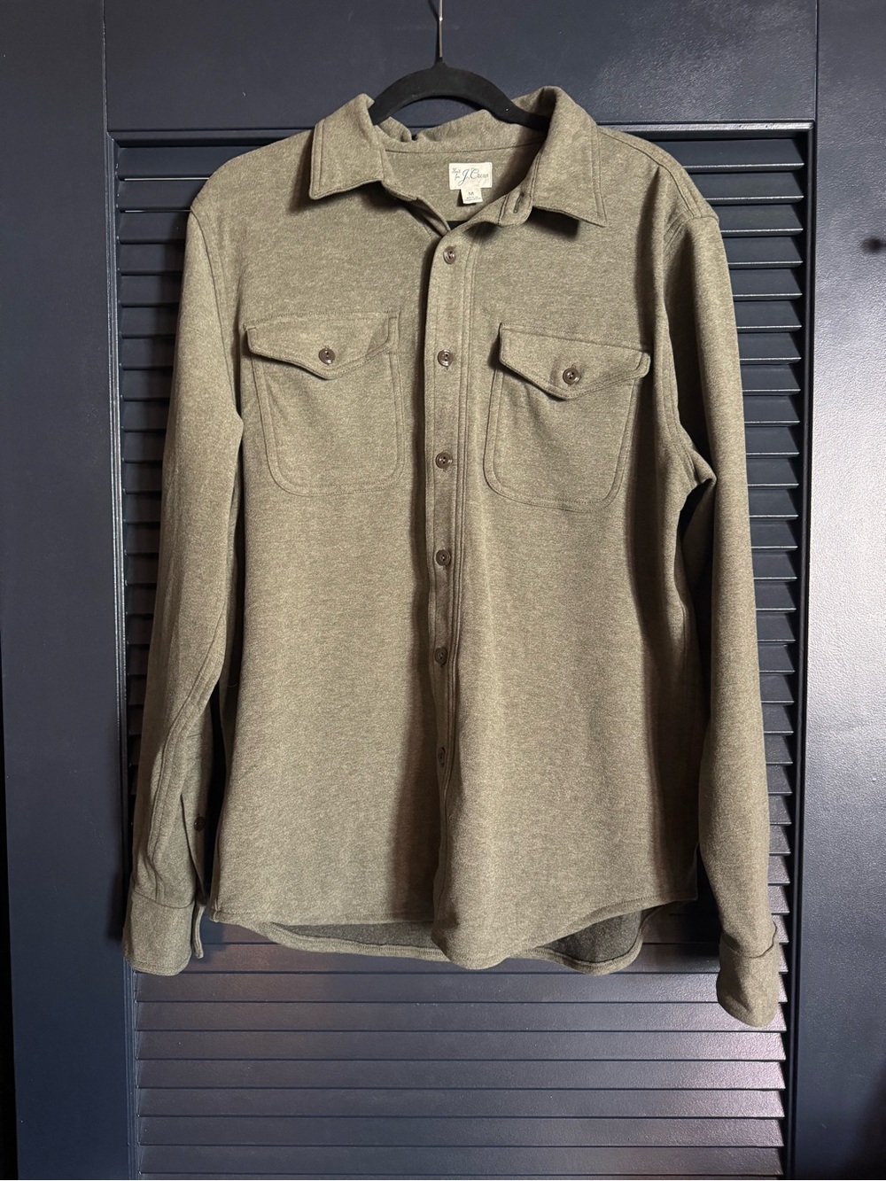 J.Crew Men’s Seaboard Soft-Knit Shirt M Loden Green BV899